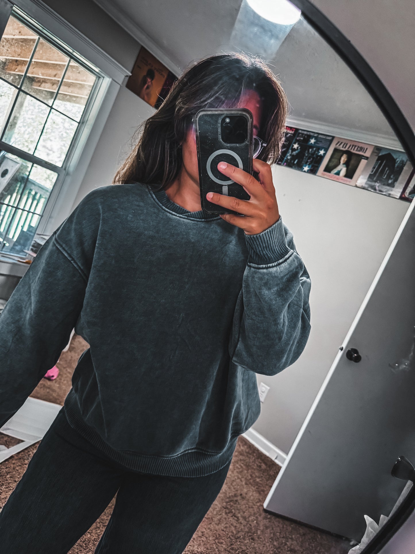 Vintage Oversized Fleece Pullover