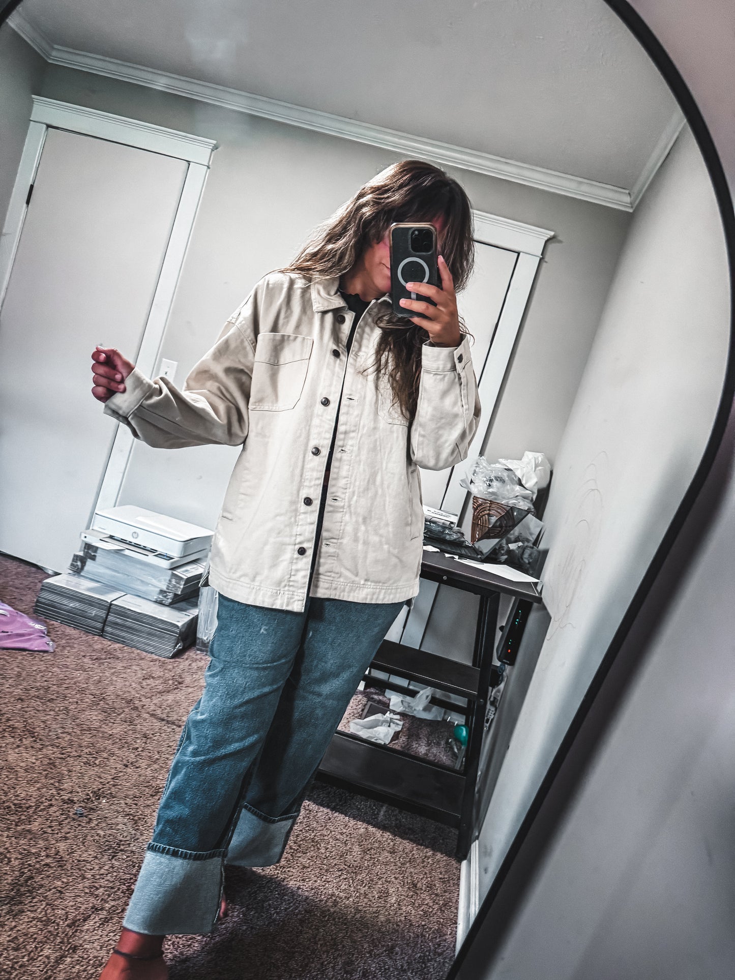 Denim Oversized Shacket