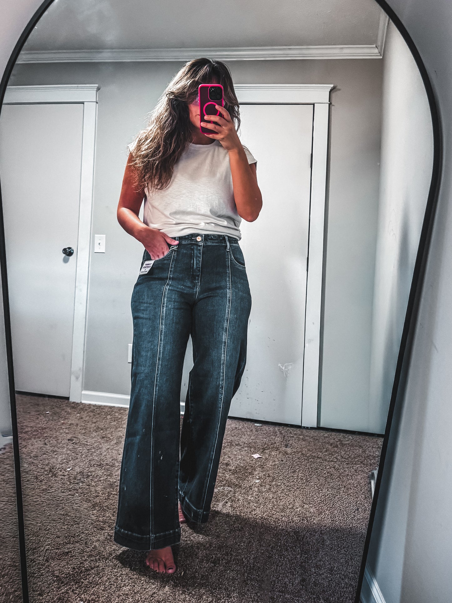 Dark Wash Tummy Control Dress Me Up Jeans