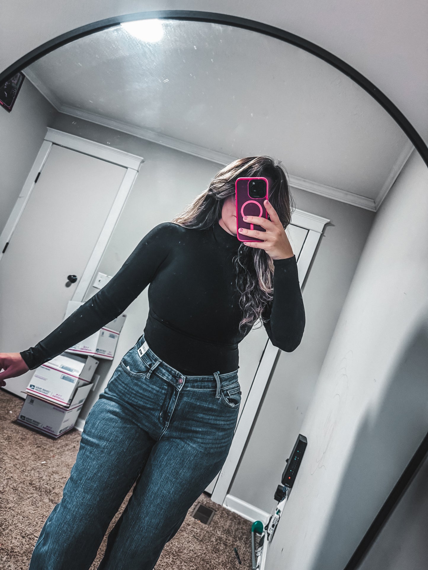 Like Butter Mock Turtleneck Bodysuit