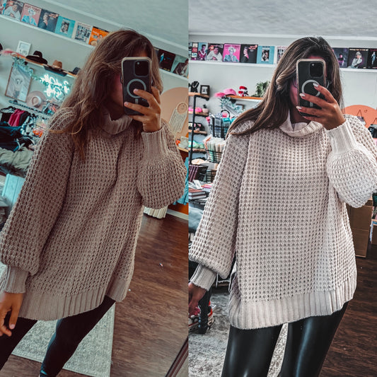 Oversized Chunky Knit Sweater