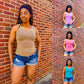 Washed Ribbed Tank