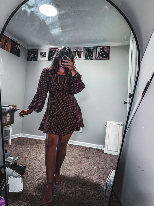 Choco Dot Dress