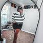 Olive Striped Sweater