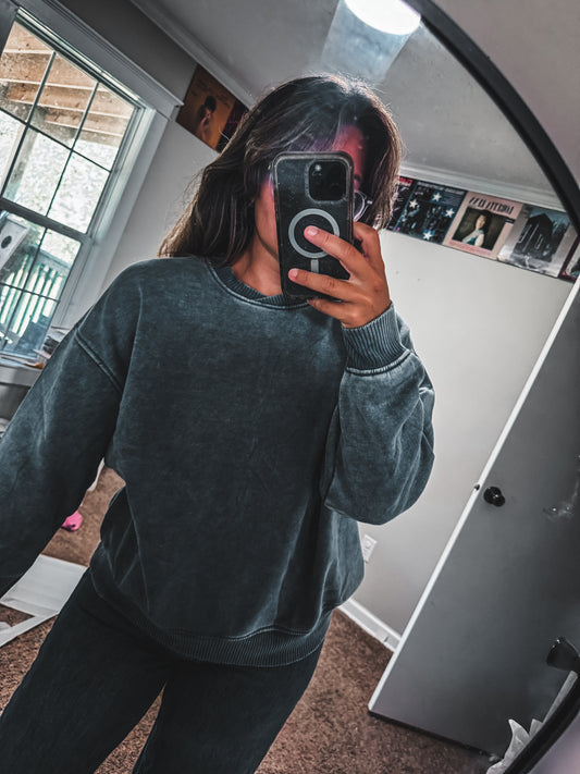 Vintage Oversized Fleece Pullover