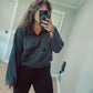 Vintage Wash Half Snap Pullover