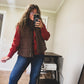 Chocolate Brown Puff Vest