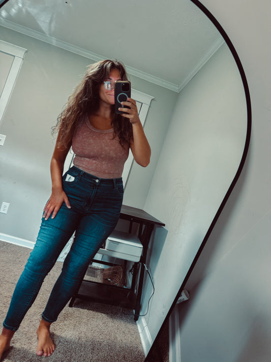 High Waisted Skinny Jeans