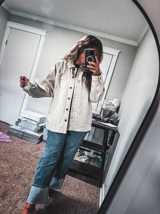 Denim Oversized Shacket