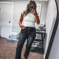 Vintage Wash Black Denim