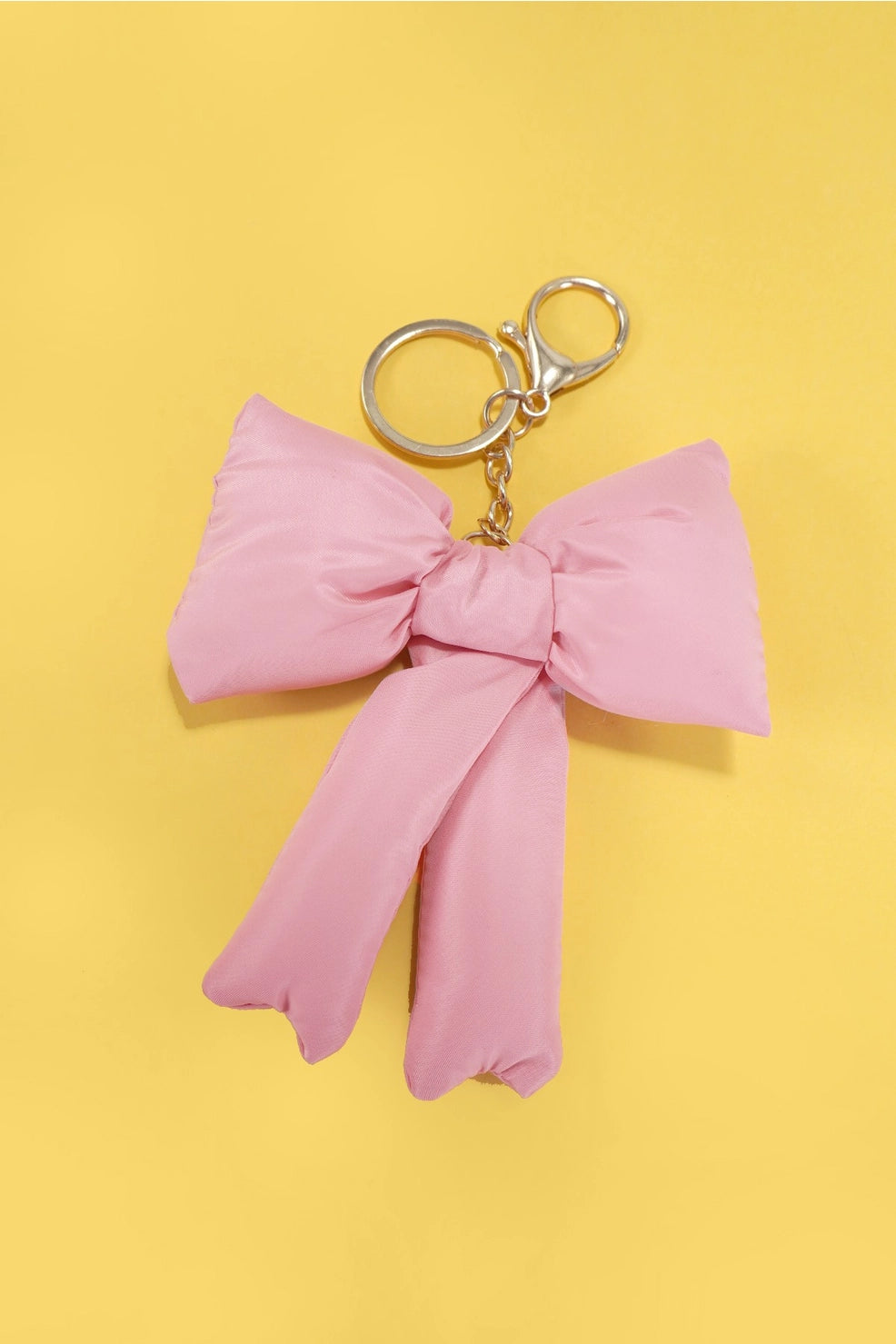 Puff Bow Keychain