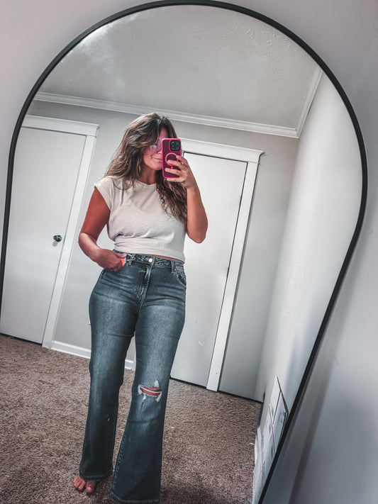 Mid Wash Boyfriend Sam Jeans