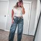 Mid Wash Sophie Barrel Jeans