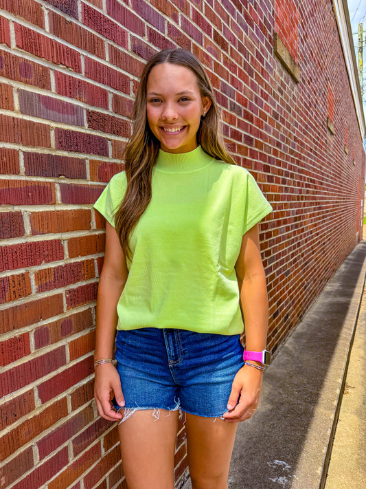 Lime Lightweight Top